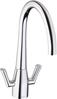 Abode Fluid Monobloc Mixer Tap - Chrome