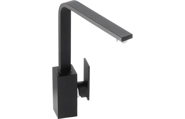 Abode New Media Single Lever Mixer Tap - Matt Black