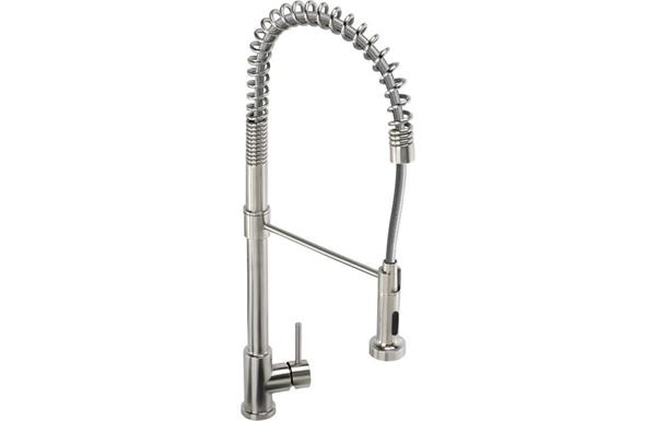 Abode Stalto Professional Mixer Tap w/Pull Out - St/Steel
