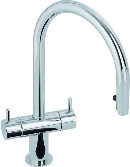 Abode Hesta Mixer Tap w/Pull Out - Chrome