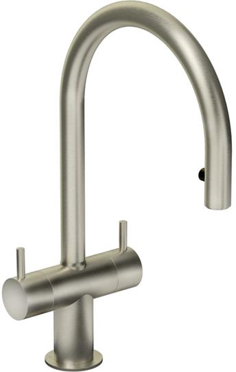 Abode Hesta Mixer Tap w/Pull Out - Brushed Nickel