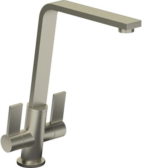 Abode Linear Flair Monobloc Mixer Tap - Brushed Nickel