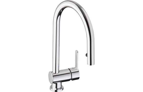 Abode Czar Single Lever Mixer Tap w/Pull Out - Chrome