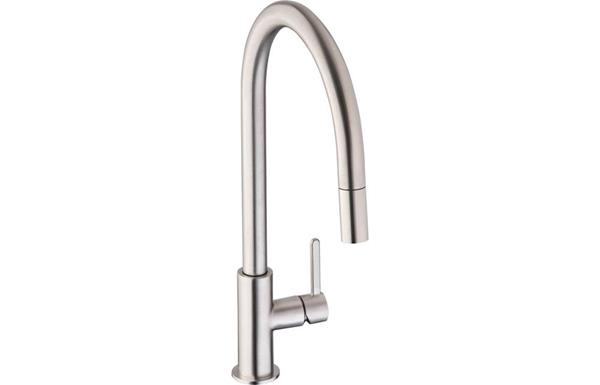 Abode Althia Mixer Tap w/Pull Out - Brushed Nickel