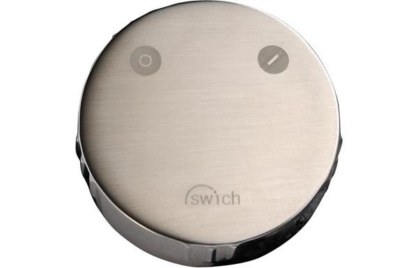 Abode Swich Diverter Valve - Round Handle w/High Resin Filter - Brushed Nickel