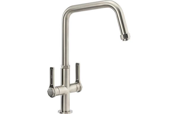 Abode Hex Monobloc Mixer Tap - Brushed Nickel