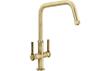 Abode Hex Monobloc Mixer Tap - Antique Brass