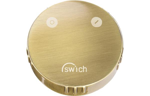 Abode Swich Diverter Valve - Round Handle w/Classic Filter - Brushed Brass