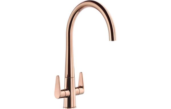 Abode Coniq R Monobloc Mixer Tap - Polished Copper