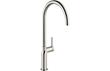 Abode Tubist Single Lever Mixer Tap - Brushed Nickel