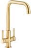 Abode Pico Quad Monobloc Mixer Tap - Brushed Brass