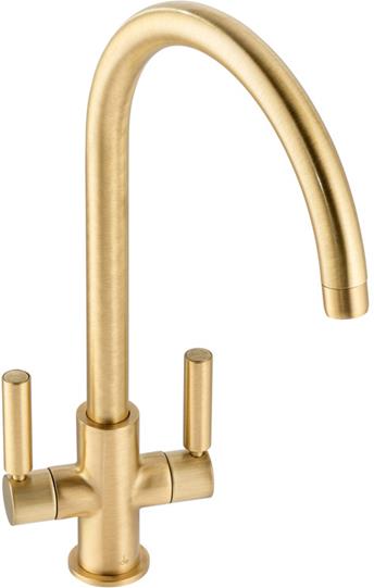 Abode Globe Monobloc Mixer Tap - Brushed Brass