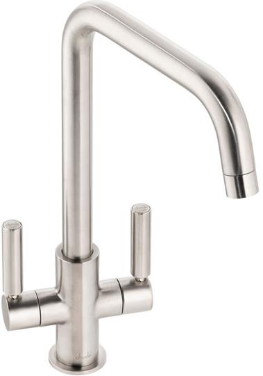 Abode Globe Quad Monobloc Mixer Tap - Brushed Nickel