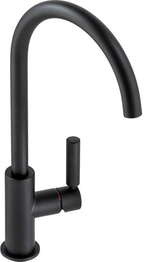 Abode Globe Single Lever Mixer Tap - Matt Black