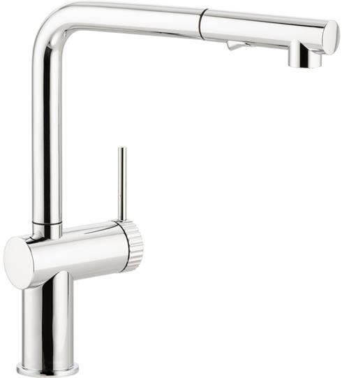 Abode Fraction Pull-Out Mixer Tap - Chrome