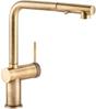 Abode Fraction Pull-Out Mixer Tap - Antique Brass