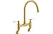 Abode Astbury Bridge Mixer Tap - Forged Brass