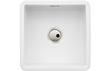 Abode Sandon 1B Ceramic Undermount/Inset Sink - White