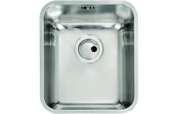 Abode Matrix R50 1B 340mm Undermount Sink - St/Steel