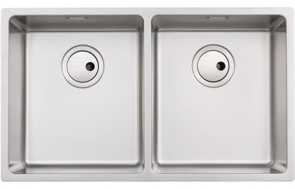 Abode Matrix R15 2B 700mm Undermount/Inset Sink - St/Steel