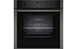 Neff N50 B3ACE4HG0B B/I Single Slide&Hide Electric Oven - Graphite Grey