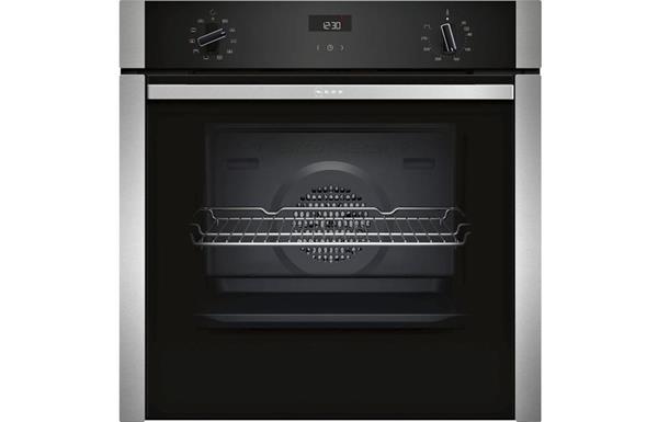 Neff N50 B3ACE4HN0B B/I Single Slide&Hide® Electric Oven - St/Steel