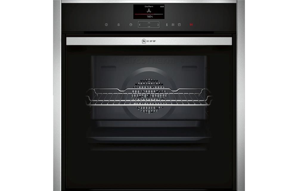 Neff N90 B57VS24H0B B/I Single Slide&Hide® Pyrolytic Oven w/VarioSteam