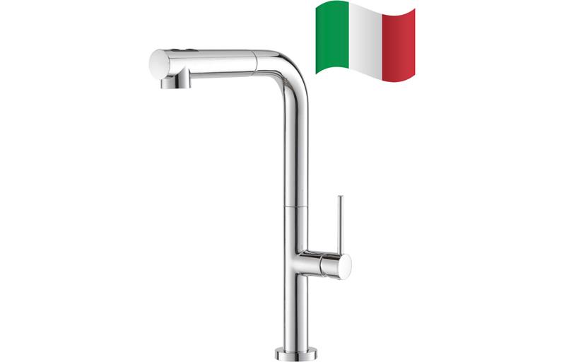 Prima+ Mosa Single Lever L-Shaped Tall Mixer Tap - Chrome