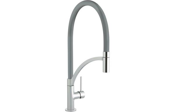 Prima+ Swan Neck Single Lever Mixer Tap w/Pull Out - Gun Metal