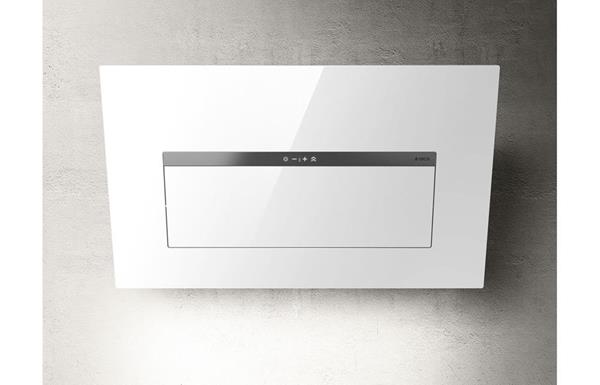 Elica Bloom-S 85cm Chimney Hood - White Glass