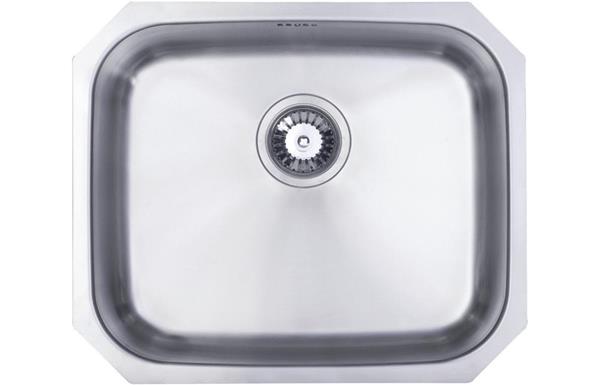 Prima 1B Large Undermount Sink - Polished Steel