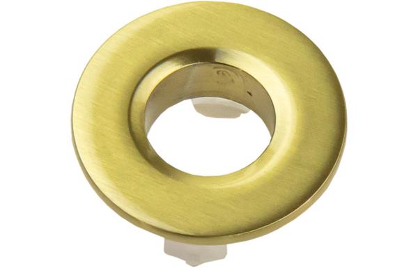 Basin Overflow Ring - Brushed Brass
