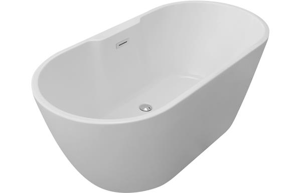 Harlesdon Freestanding 1550x745x580mm 0TH Bath - White