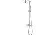 Vema Thermostatic Shower Column w/Fixed Head & Riser - St/Steel