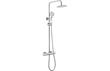 Berwix Cool-Touch Thermostatic Mixer Shower w/Riser & Overhead Kit