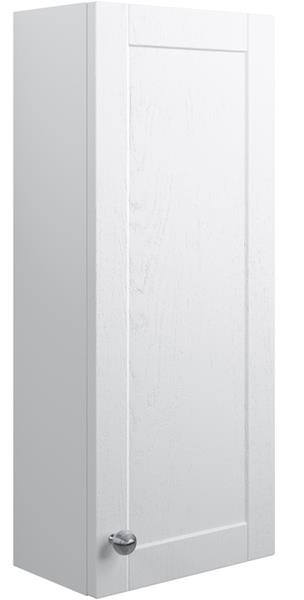 Valinso 300mm 1 Door Wall Unit - Satin White Ash
