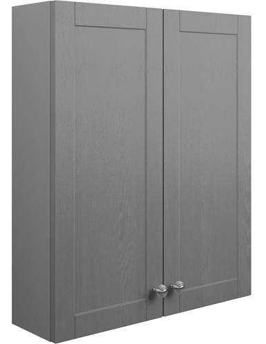 Valinso 600mm 2 Door Wall Unit - Grey Ash