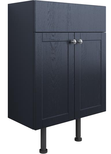 Valinso 600mm 2 Door Basin Unit - Indigo Ash