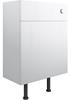 Valinso 500mm WC Unit - Satin White Ash