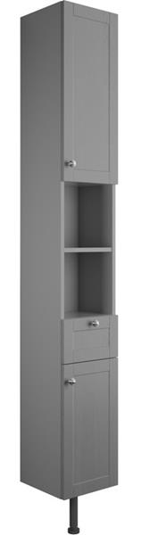 Valinso 300mm 2 Door Tall Unit - Grey Ash