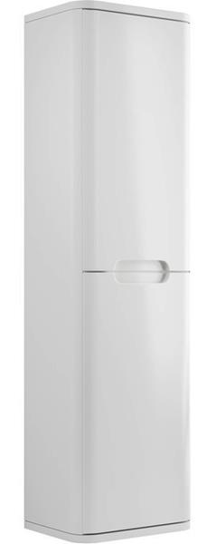 Manhatos 350mm 2 Door Wall Hung Tall Unit - White Gloss