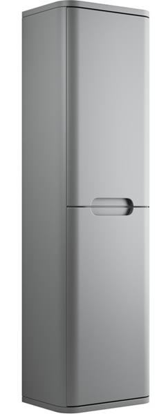 Manhatos 350mm 2 Door Wall Hung Tall Unit - Matt Grey