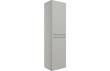 Lambros 454mm Wall Hung 2 Door Tall Unit - Grey Gloss