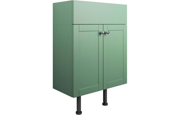 Valinso 500mm 2 Door Basin Unit - Matt Sage Green