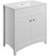 Stamford 810mm Basin Unit w/Basin - Satin White Ash