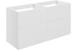 Morino 1180mm 4 Drawer Wall Unit (No Top) - Matt White