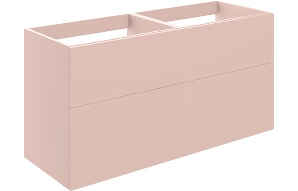 Morino 1180mm 4 Drawer Wall Unit (No Top) - Matt Antique Rose