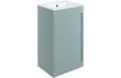 Carina 510mm Floor Standing Unit Inc. Basin - Matt Sea Green