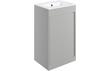 Carina 510mm Floor Standing Unit Inc. Basin - Matt Light Grey