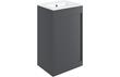 Carina 510mm Floor Standing Unit Inc. Basin - Matt Graphite Grey